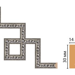 Декоративный угловой элемент DECOMASTER 157-3-44 (300*300мм)