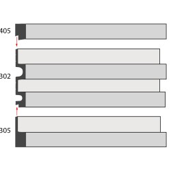 Декоративная панель DECOMASTER D302 ДМ (122*21*2900мм)