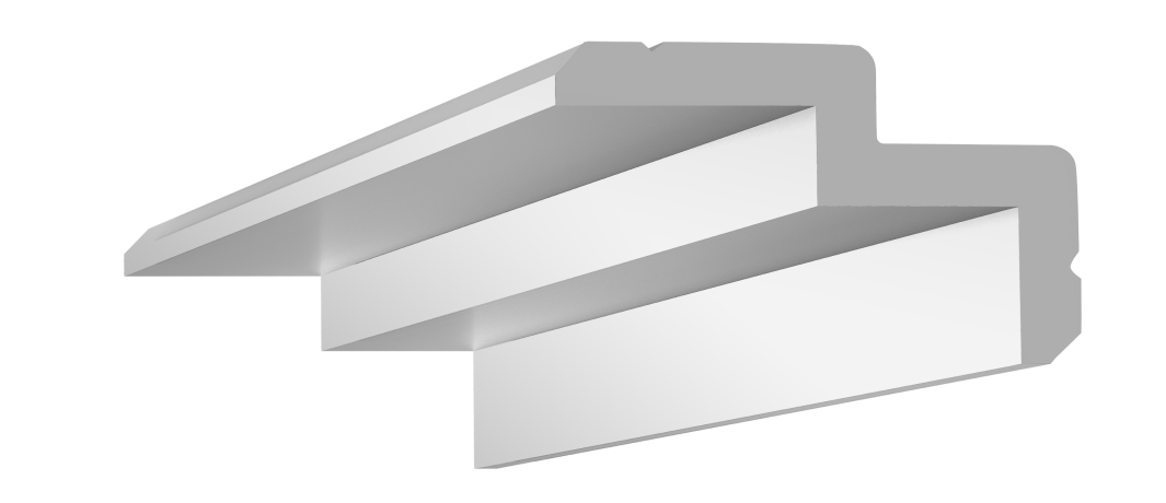 Плинтус потолочный DECOMASTER D390 ДМ (61*101*2000 мм)