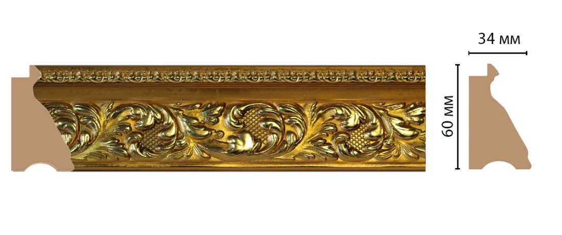 Багет DECOMASTER 587-1604 (60*34*2900мм)