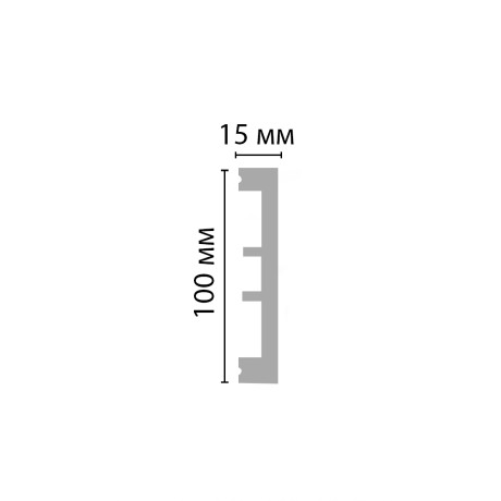Молдинг DECOMASTER D163-115 ДМ (100*15*2900мм)