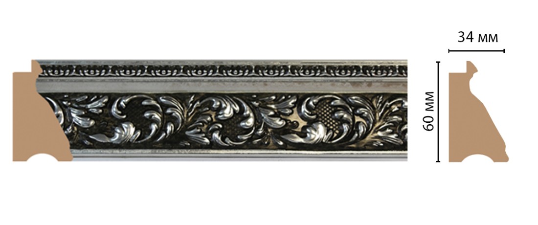 Багет DECOMASTER 587-1605B (60*34*2900мм)