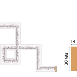 Декоративный угловой элемент DECOMASTER 157-3-115 (300*300мм)