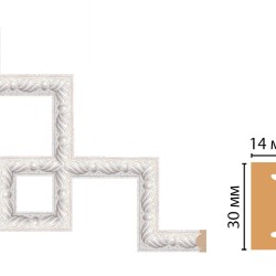 Декоративный угловой элемент DECOMASTER 157-3-19 (300*300мм)
